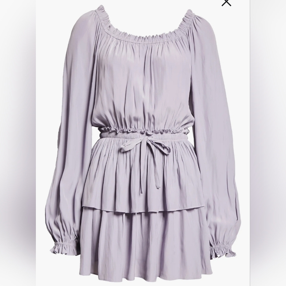Ramy Brook Charrasse Dress In Lavendar - Picture 3 of 7
